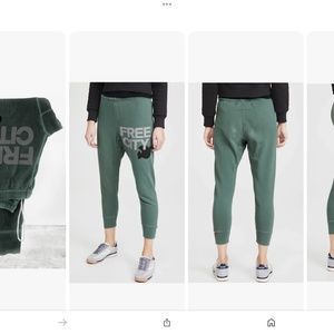 Free City Large 3/4 Sweatpants Color Bush